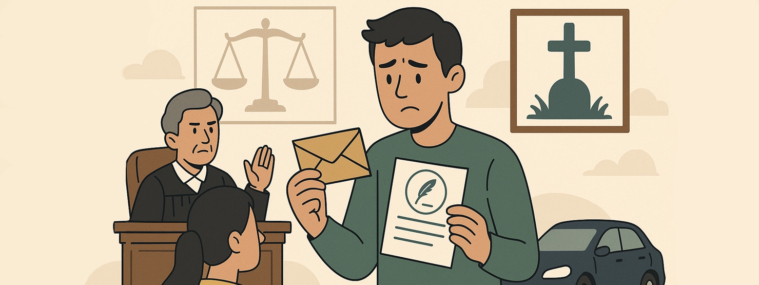 ¿Qué ocurre si tengo una herencia pendiente mientras estoy en proceso?